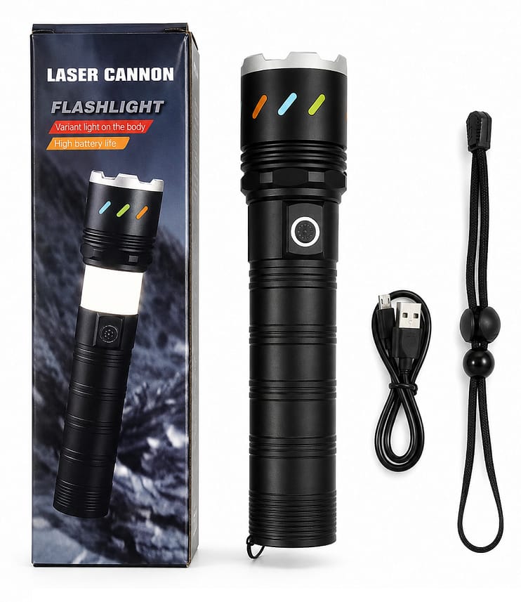 ThunderLight Pro 50000mAh Laser Cannon X03 Black