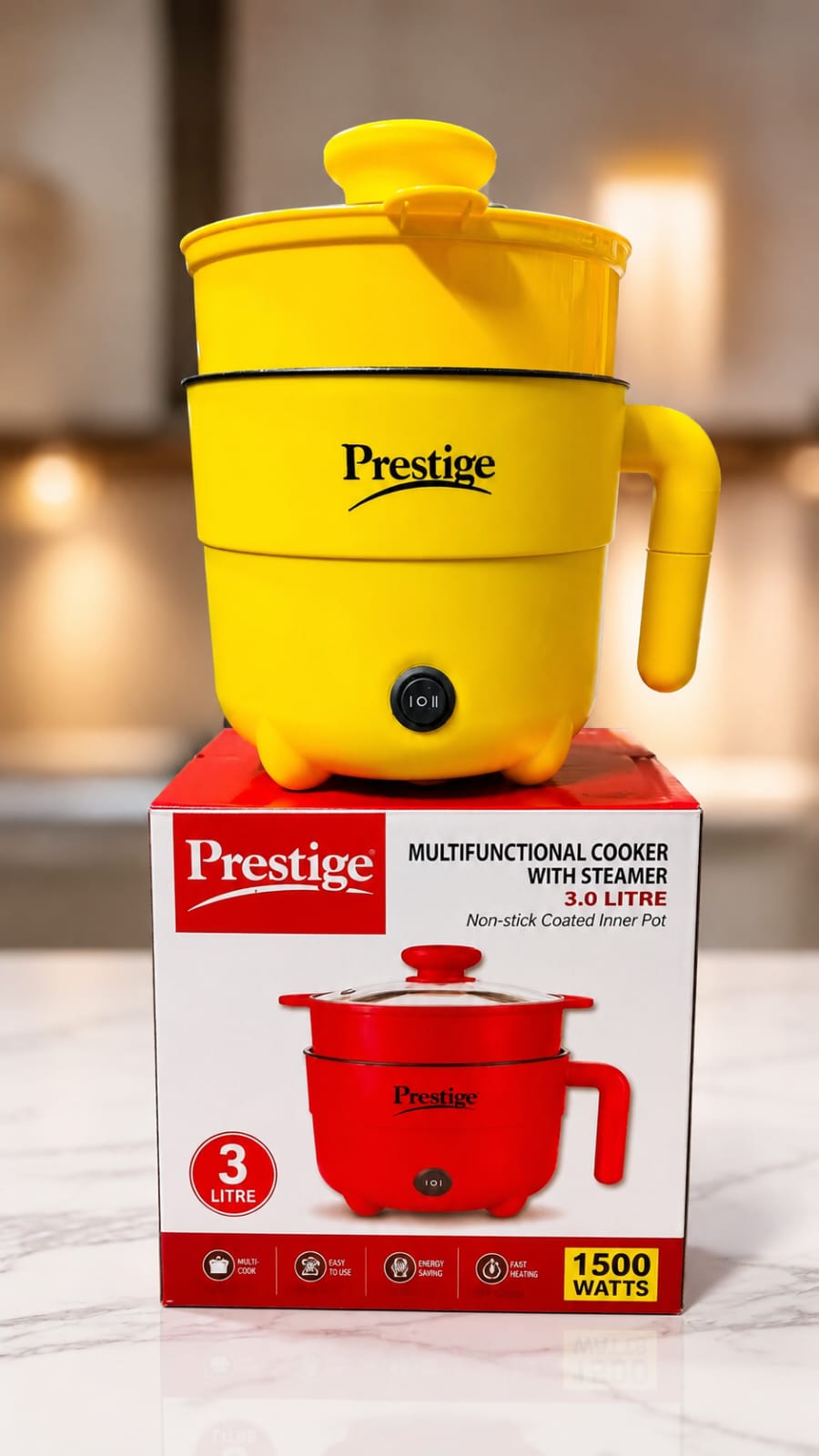 3L Multifunctional Electric Cooker | Steamer + Warmer | 1500W