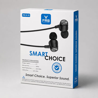 FRB N-30 320H Neckband – Bluetooth 5.3, HD Call & 5 Voice Change