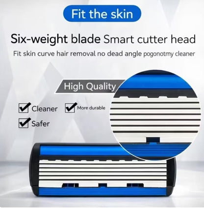 Premium 36 Pcs Razor Head – 6 Blade Smart Cutter Head